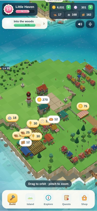 Capture de Pocket Archipelago